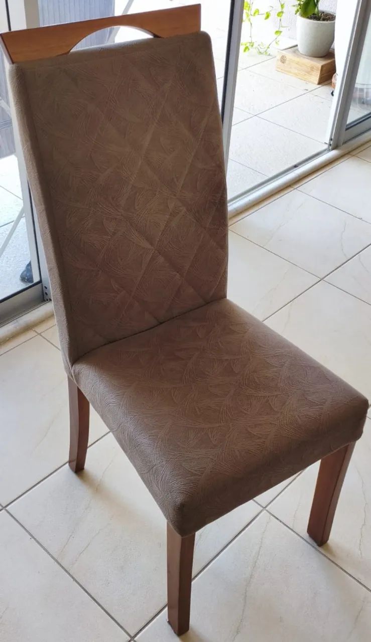 Mesa de Jantar com Tampo de Vidro - 1,80 x 0,90m - Foto 3