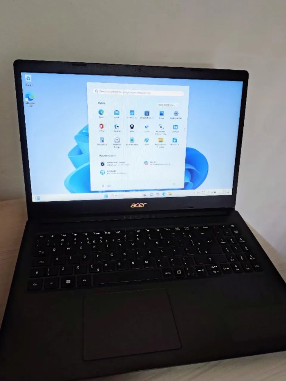 Notebook Acer Novinho Intel N4020 com SSD WIndows 11 bem rapido - Foto 2