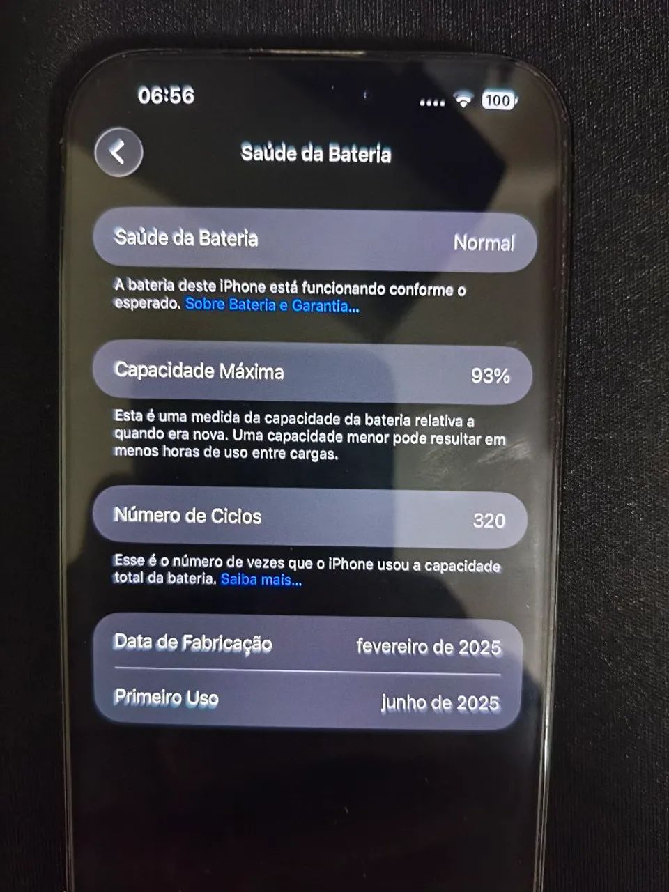 iPhone 16 Pro Max Único Dono - Bateria 93% C/ caixa sem detalhes! - Foto 2