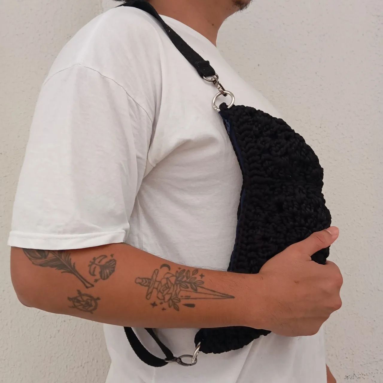 Pochete em fio de malha - Foto 3