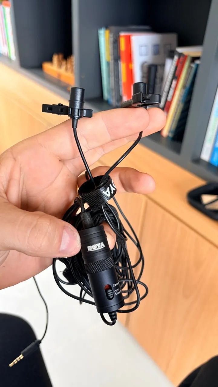 Mic Lapela BOYA Duplo - Foto 3