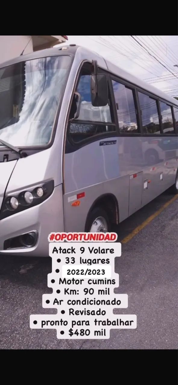 Micro Ônibus Atack 9 Volare - Foto 5
