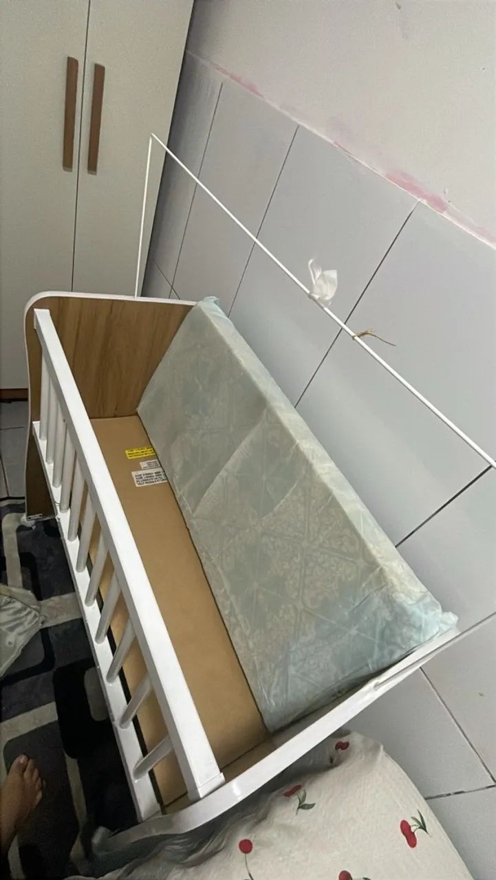 Beicinho Moisés com colchão  - Foto 3