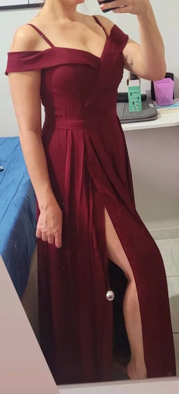 Vestido Longo Festa (Impecável) - Foto 2