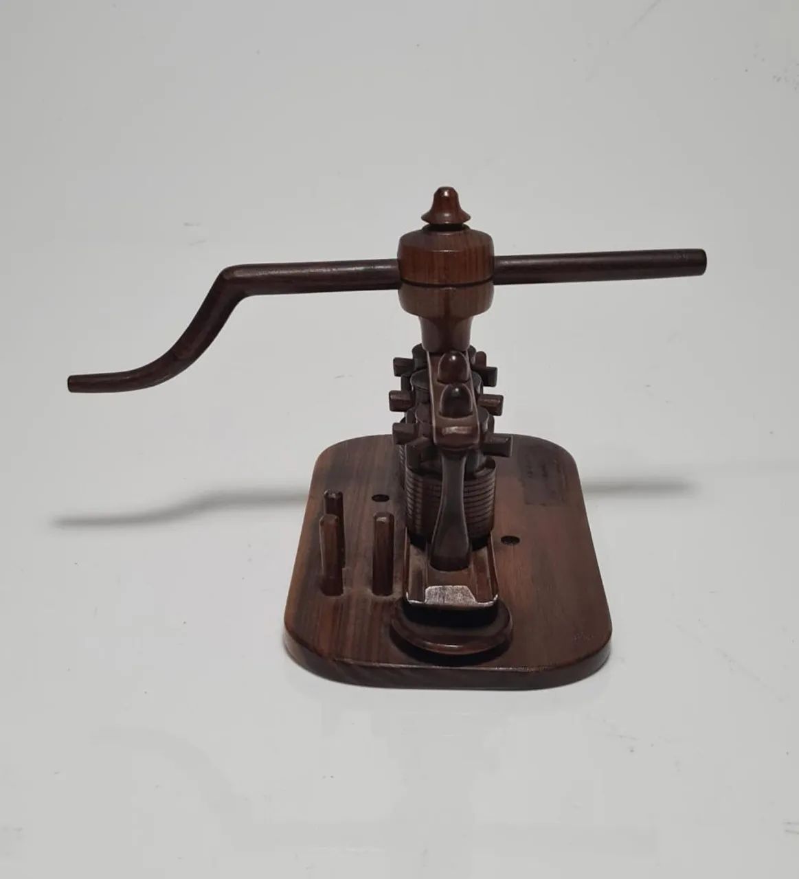 Miniatura De Engenho De Trapiche Em Madeira Com Movimento - Foto 2