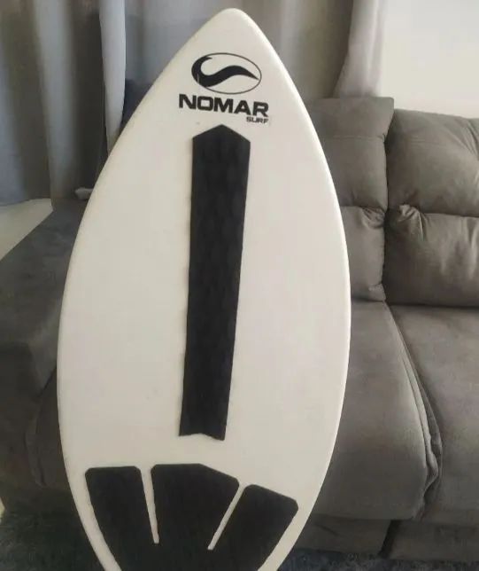 Prancha Skinboard 1,10 Nomar Surf Branca  - Foto 2