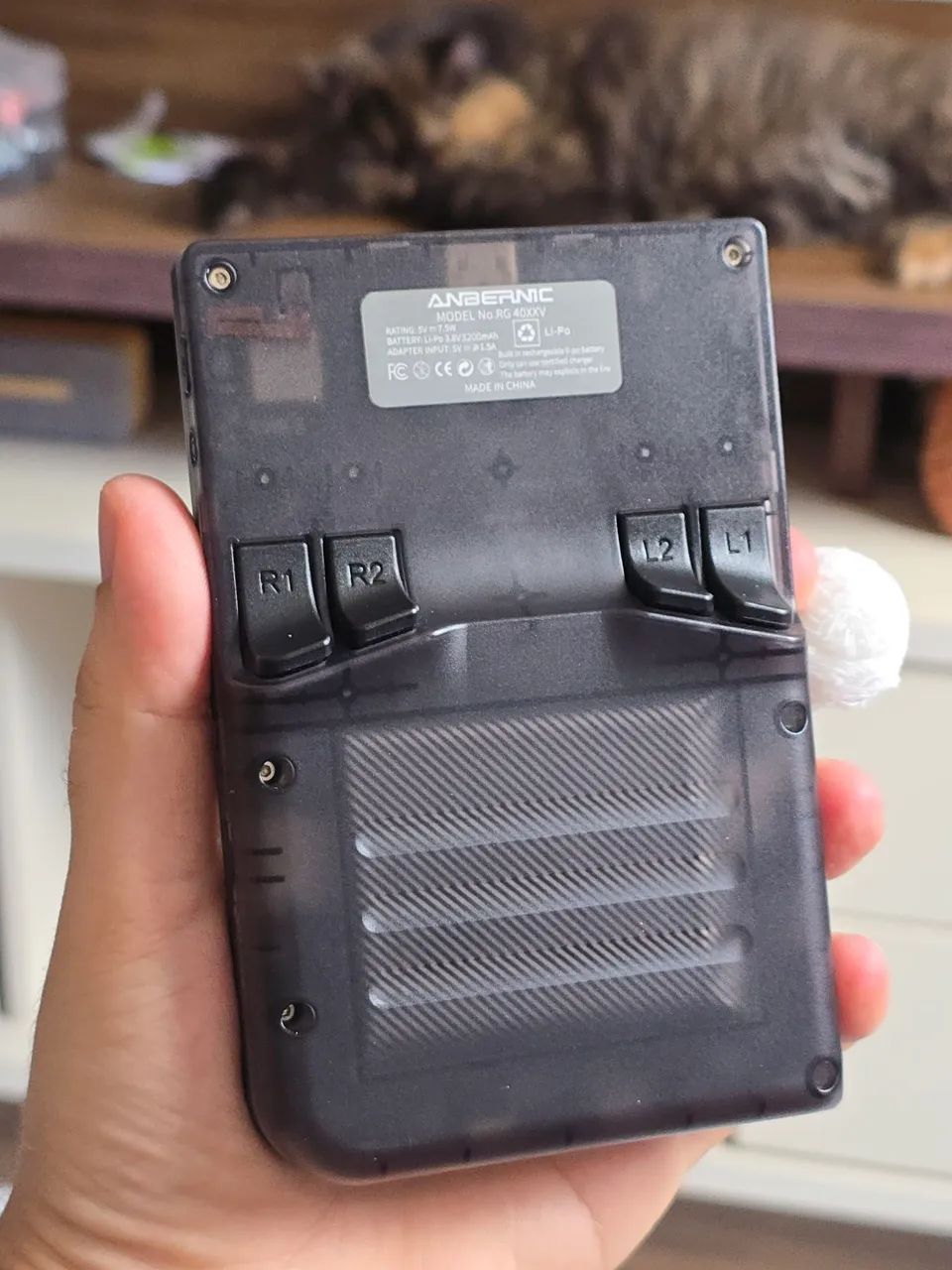 Anbernic RG40XXV + MicroSD Lexar 64gb. Perfeito estado<br