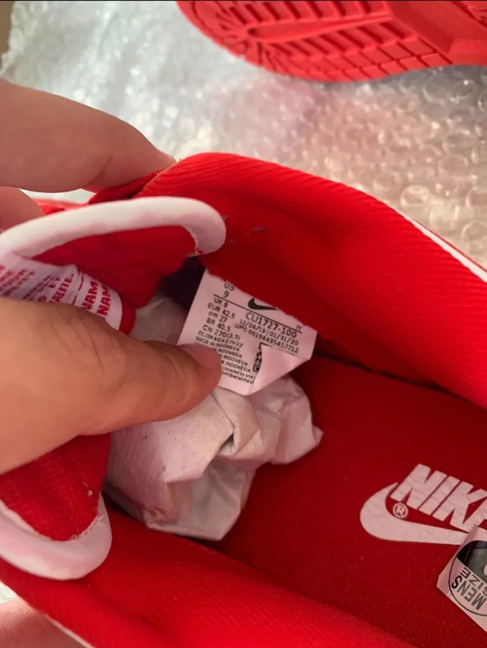 Tênis Nike Dunk Low University Red - Foto 4