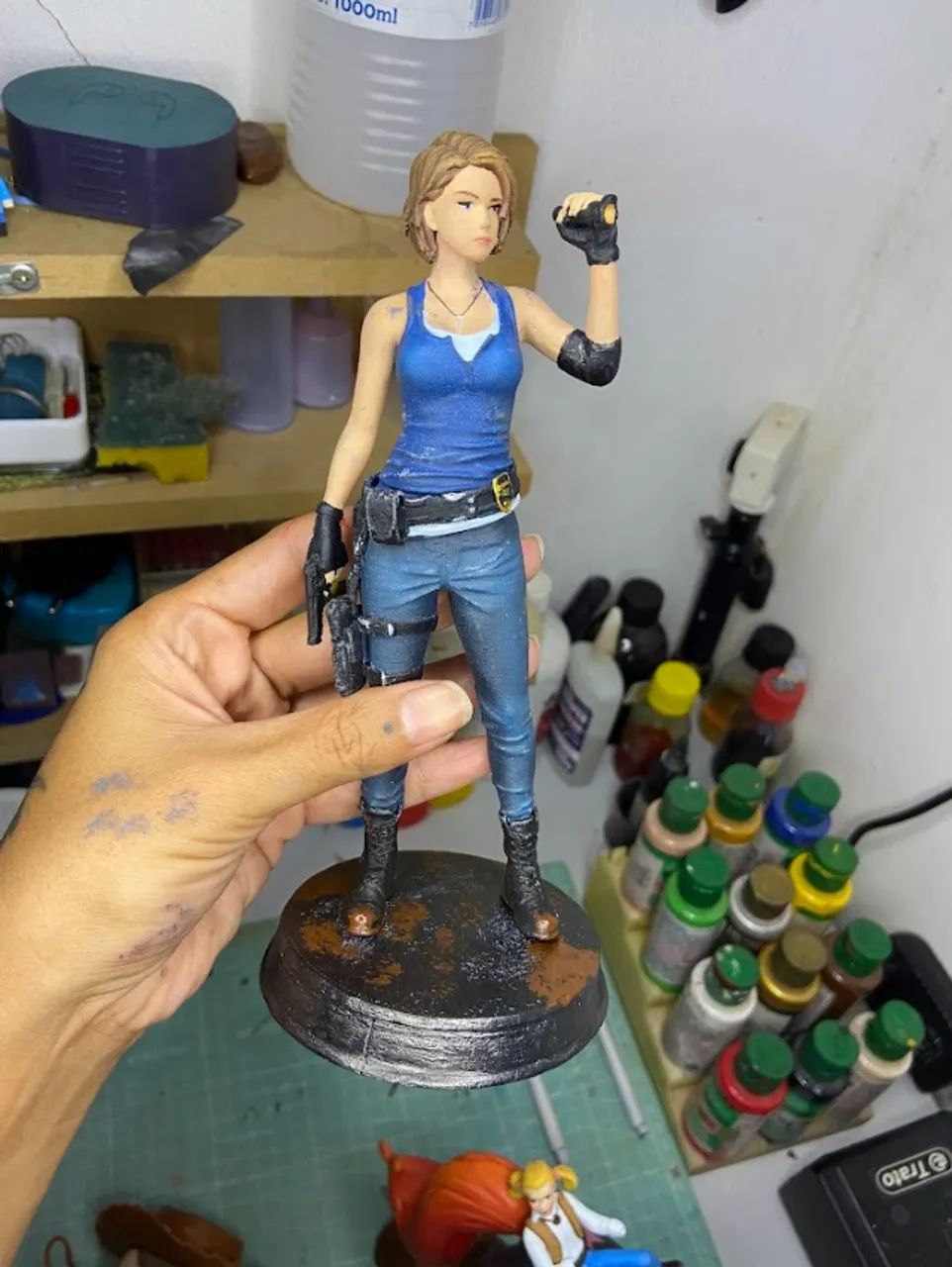 Boneco Figure Jill Valentine - Resident Evil - Impressão 3D - Foto 3