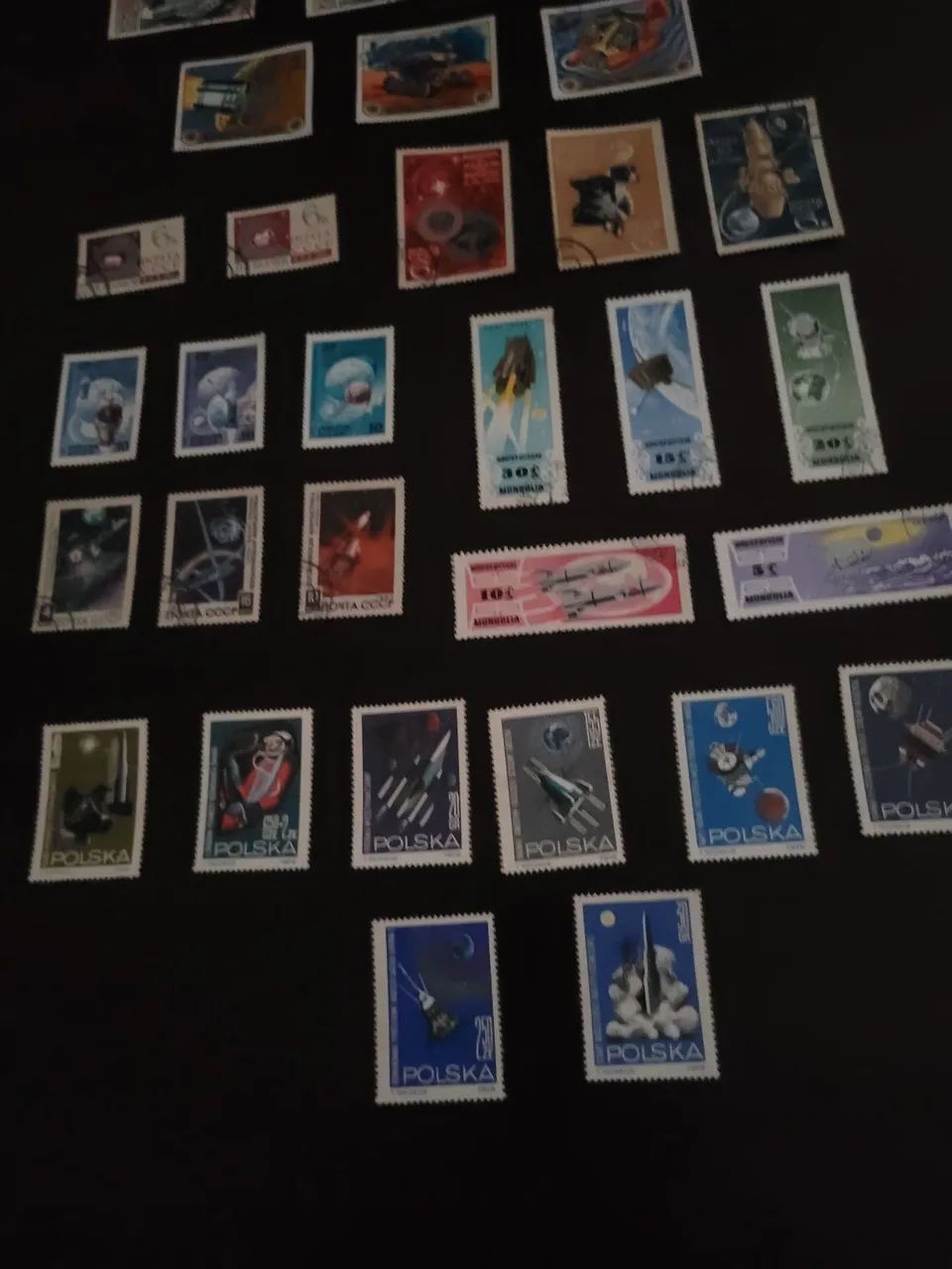 Selos sobre corrida espacial