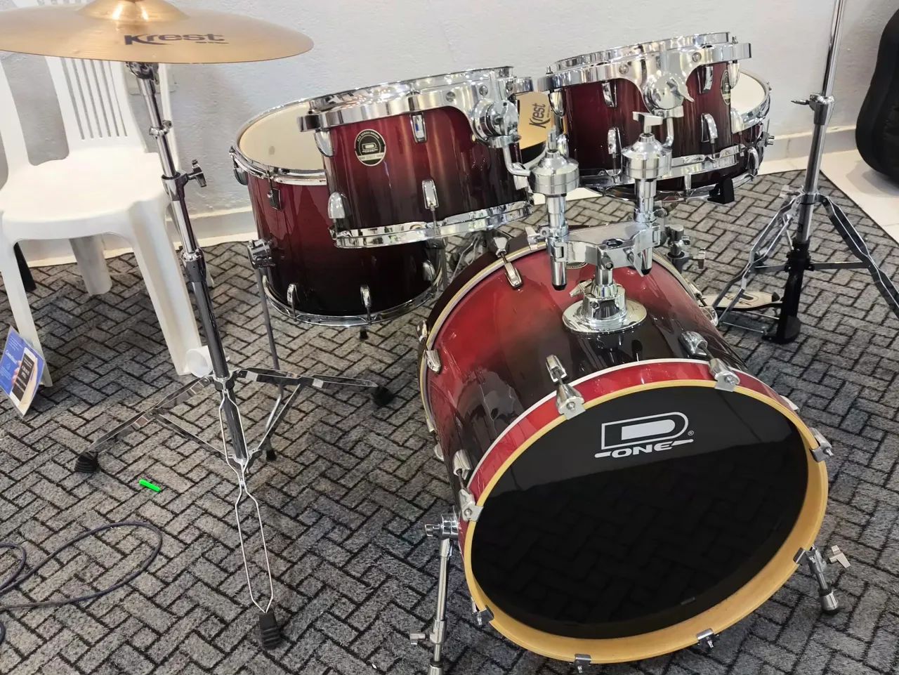 Bateria D'one acústica  - Foto 4
