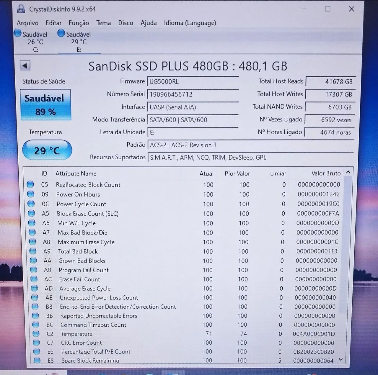 SSD SanDisk 480 GB  - Foto 3