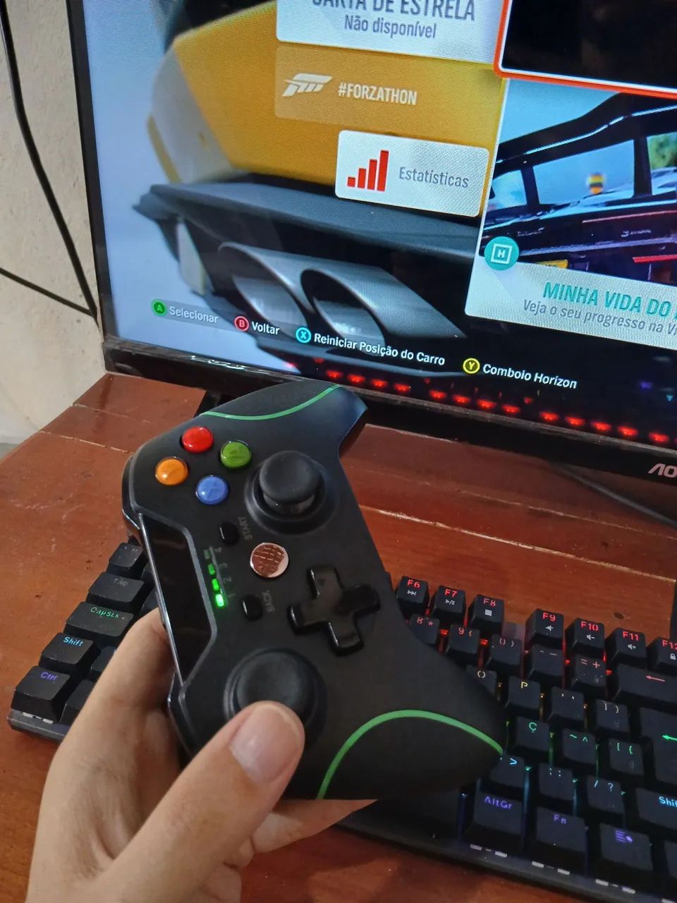 CONTROLE PC PS3 SEM FIO