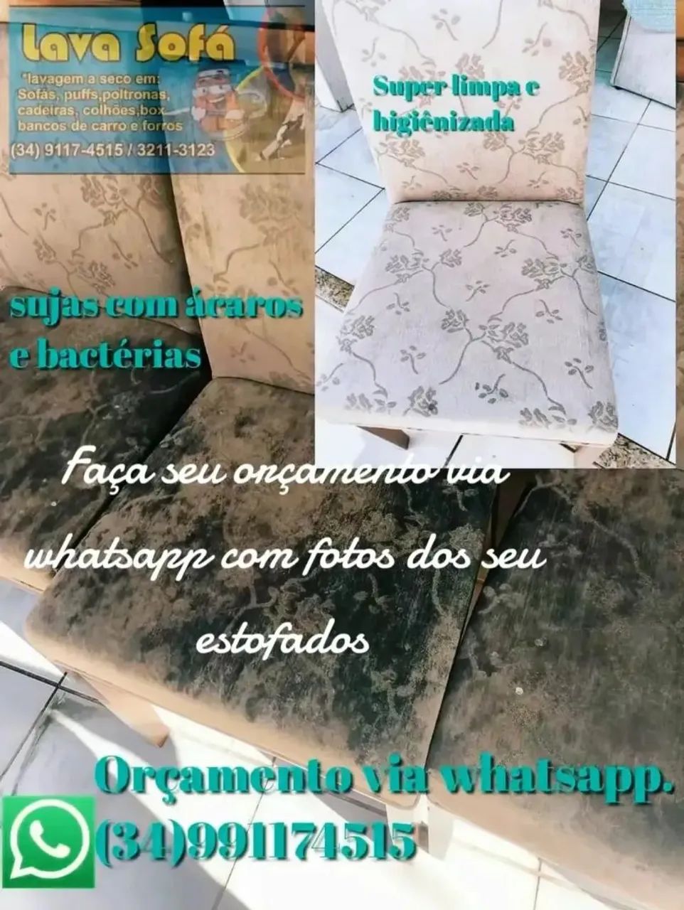 Lava sofá e impermeabilização Uberlândia Cleaning  - Foto 4