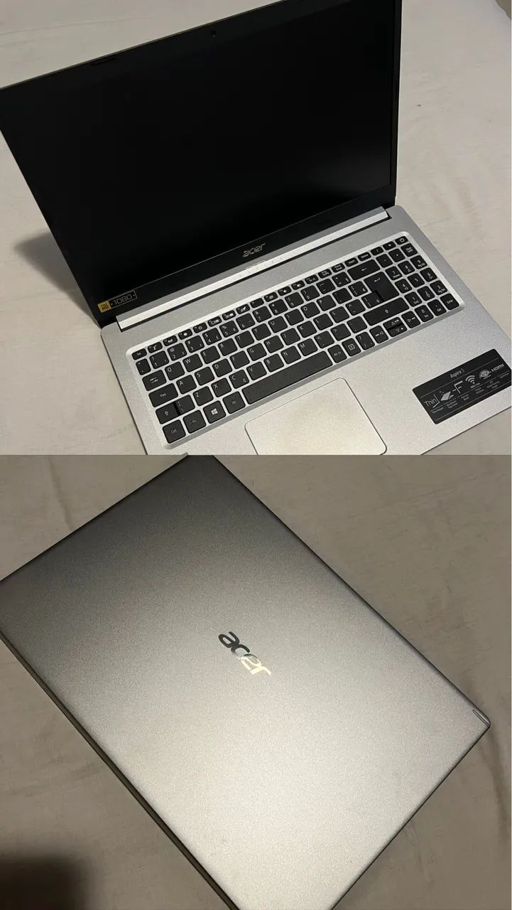 Vende-se Notebook ACCER modelo Aspire 5. Intel