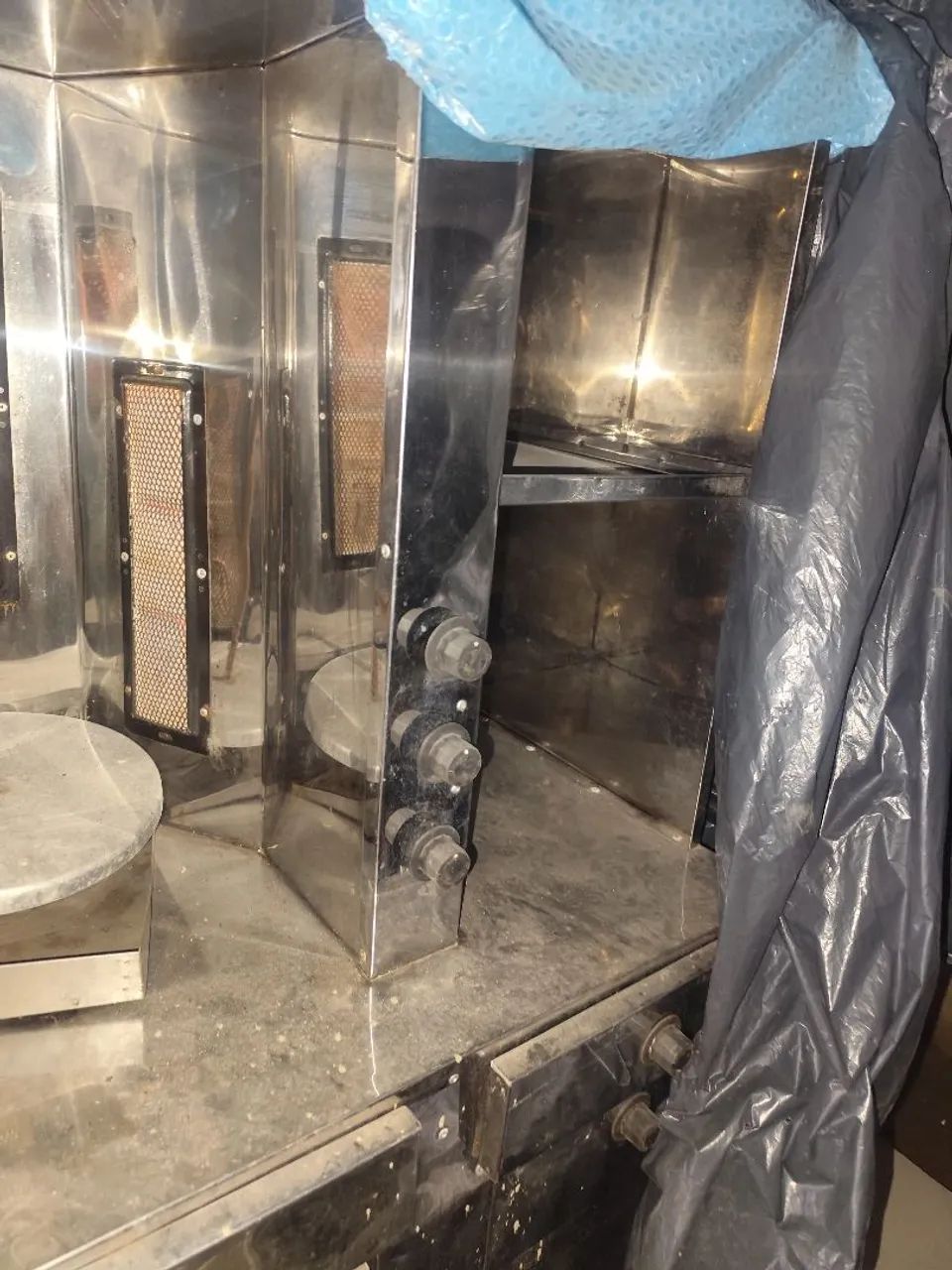Carrinho de Churrasco Grego Inox - Usado - Foto 4
