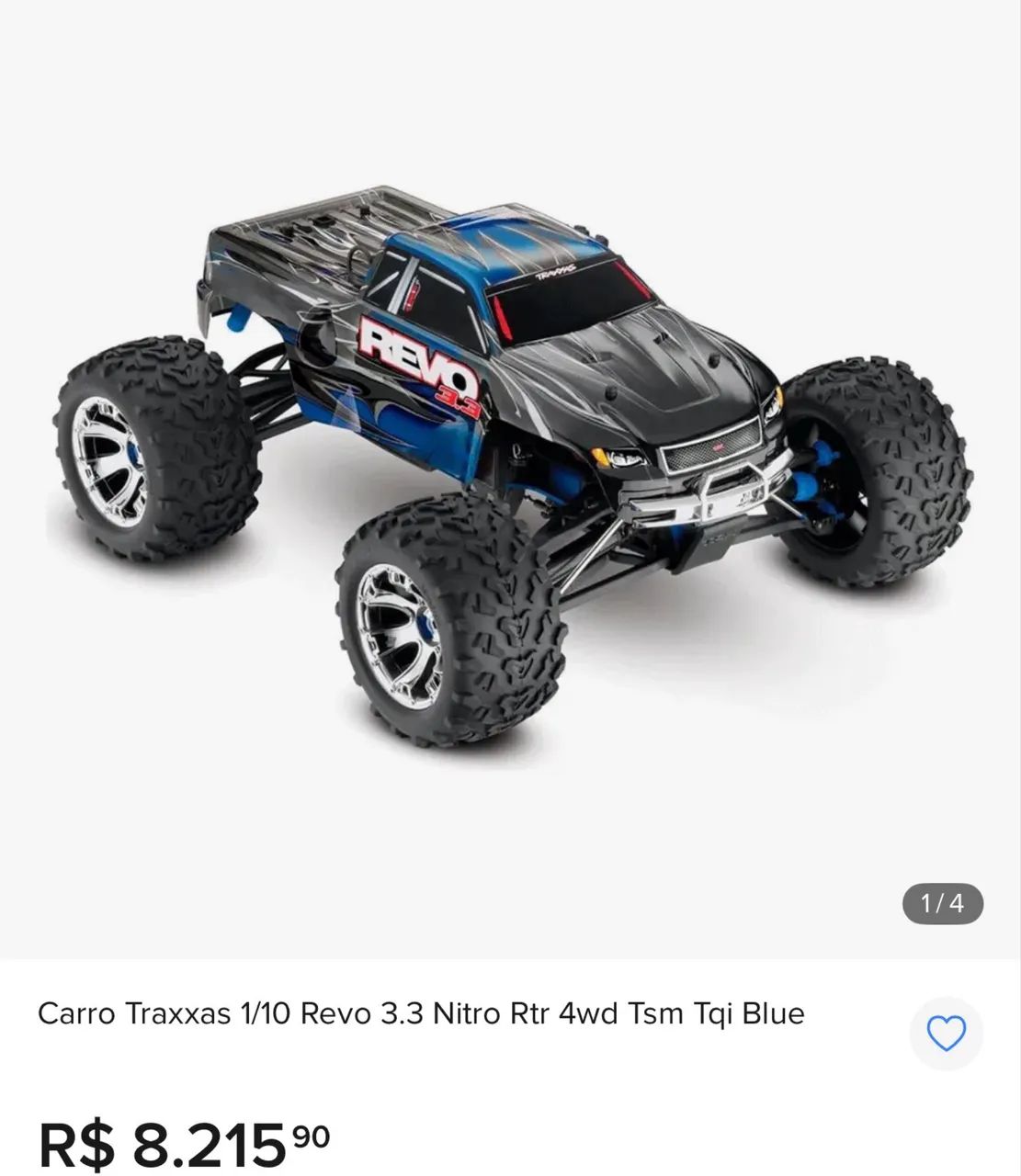 Carro Traxxas Revo 3.3 - Foto 3