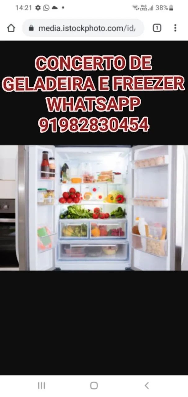 GELADEIRA E FREEZER  SERVIÇO EM GERAL
