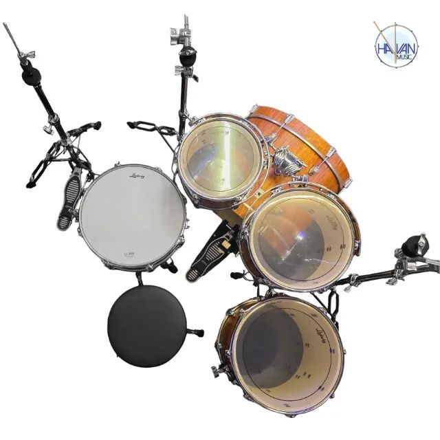 Bateria Ludwig Element Evolution Cherry Outfit + KIT de Ferragens LUDWIG - Foto 5