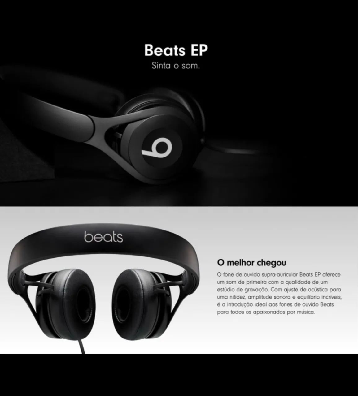 Fone Beats EP Novo Sem Uso - Foto 6