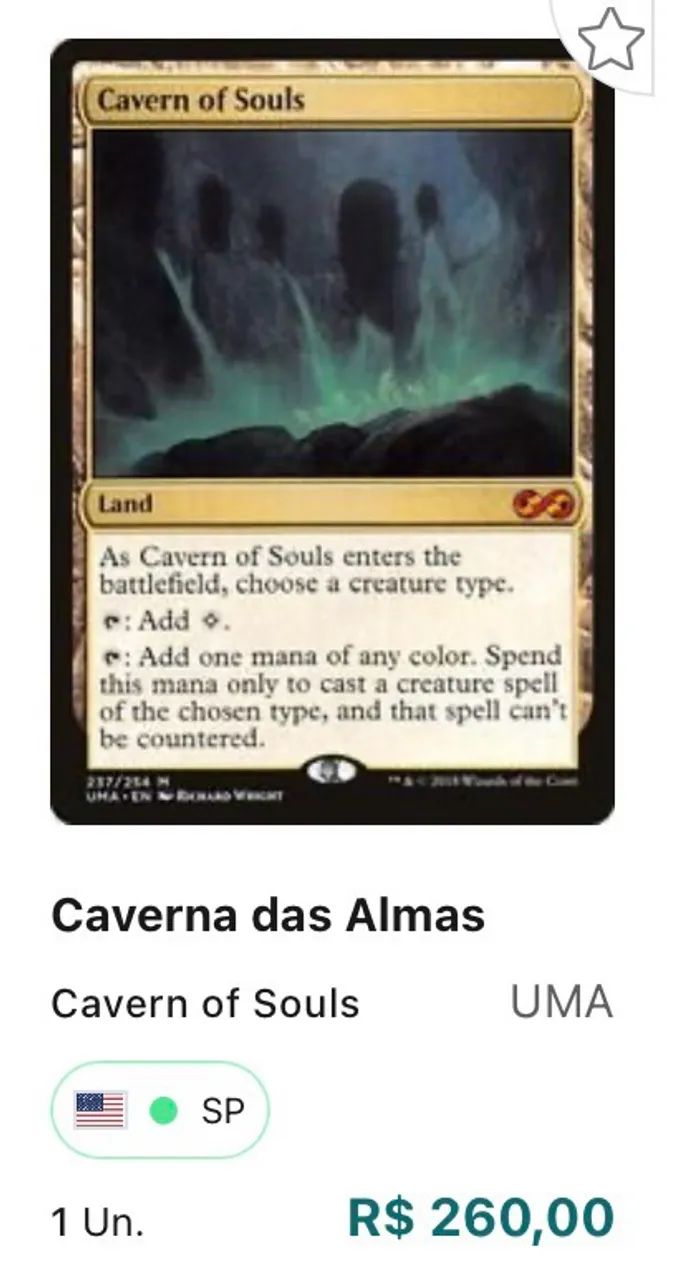 Carta cavern of souls