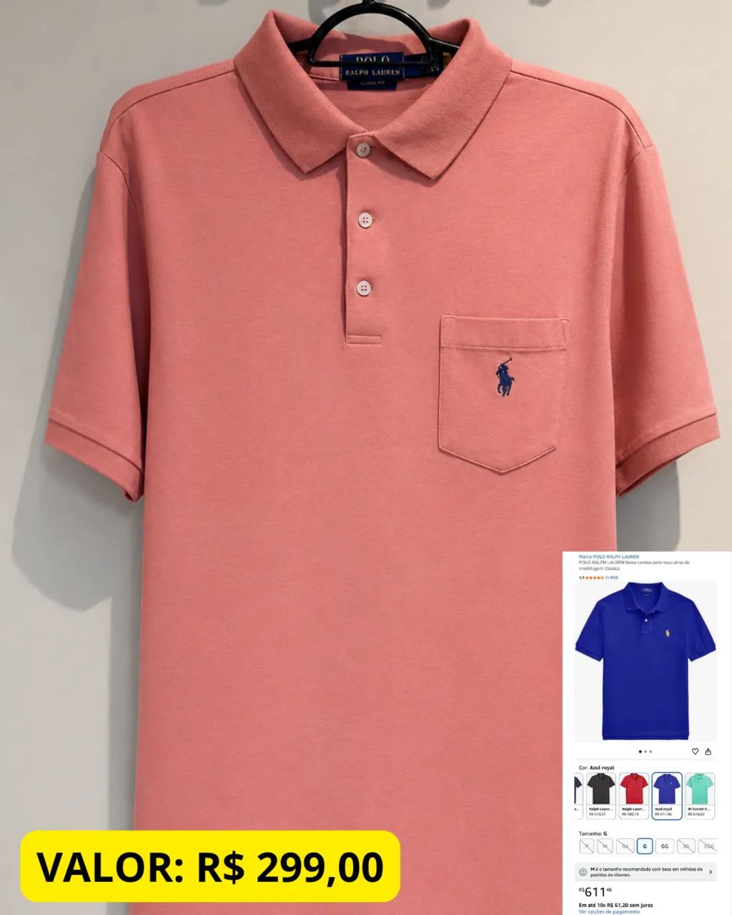 Polo Ralph Lauren NOVA ORIGINAL USA 