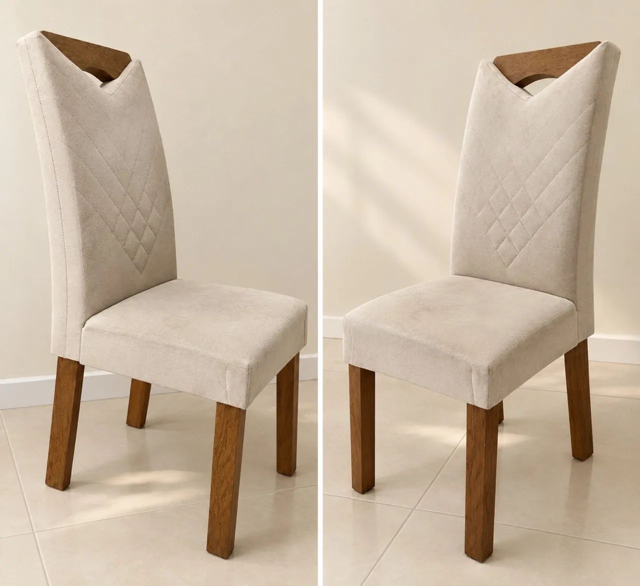CONJUNTO DE MESA DE JANTAR COM CADEIRAS - ÓTIMO ESTADO! - Foto 3