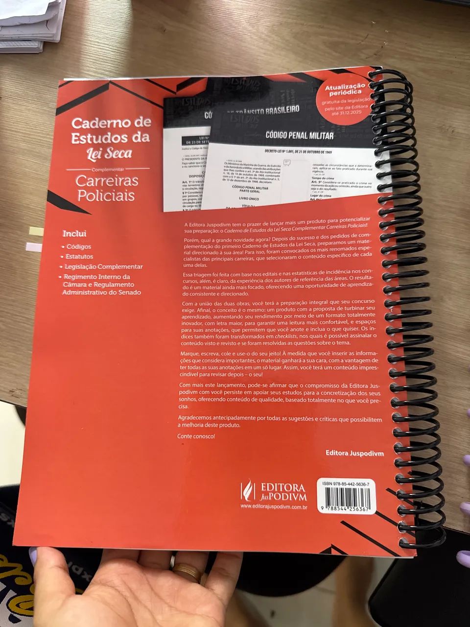 Caderno de estudos da lei seca - Foto 2