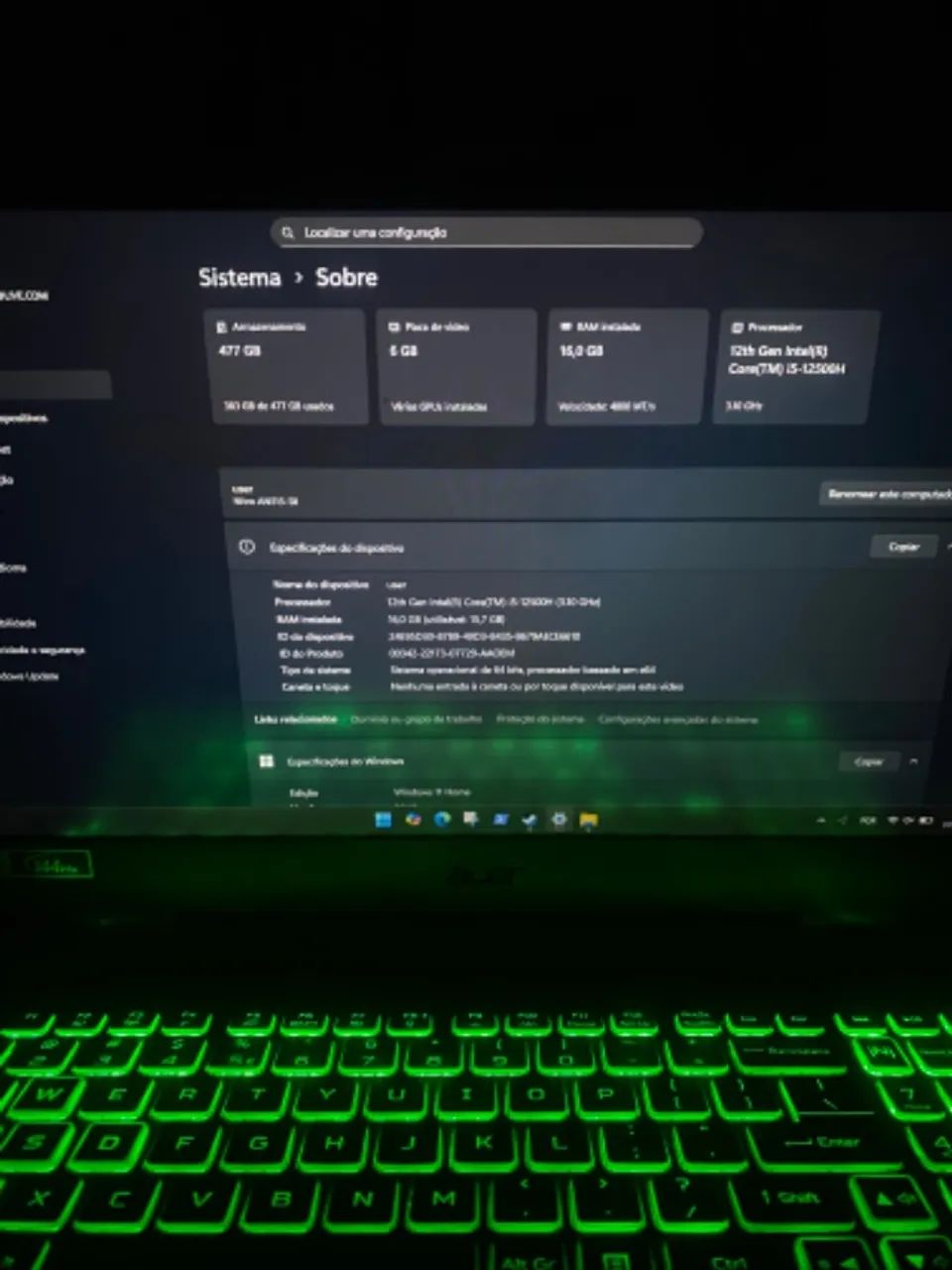 Notebook Acer Nitro - Foto 3