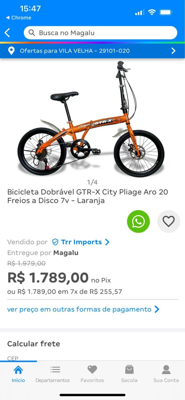 Bicicleta dobravel - Foto 2