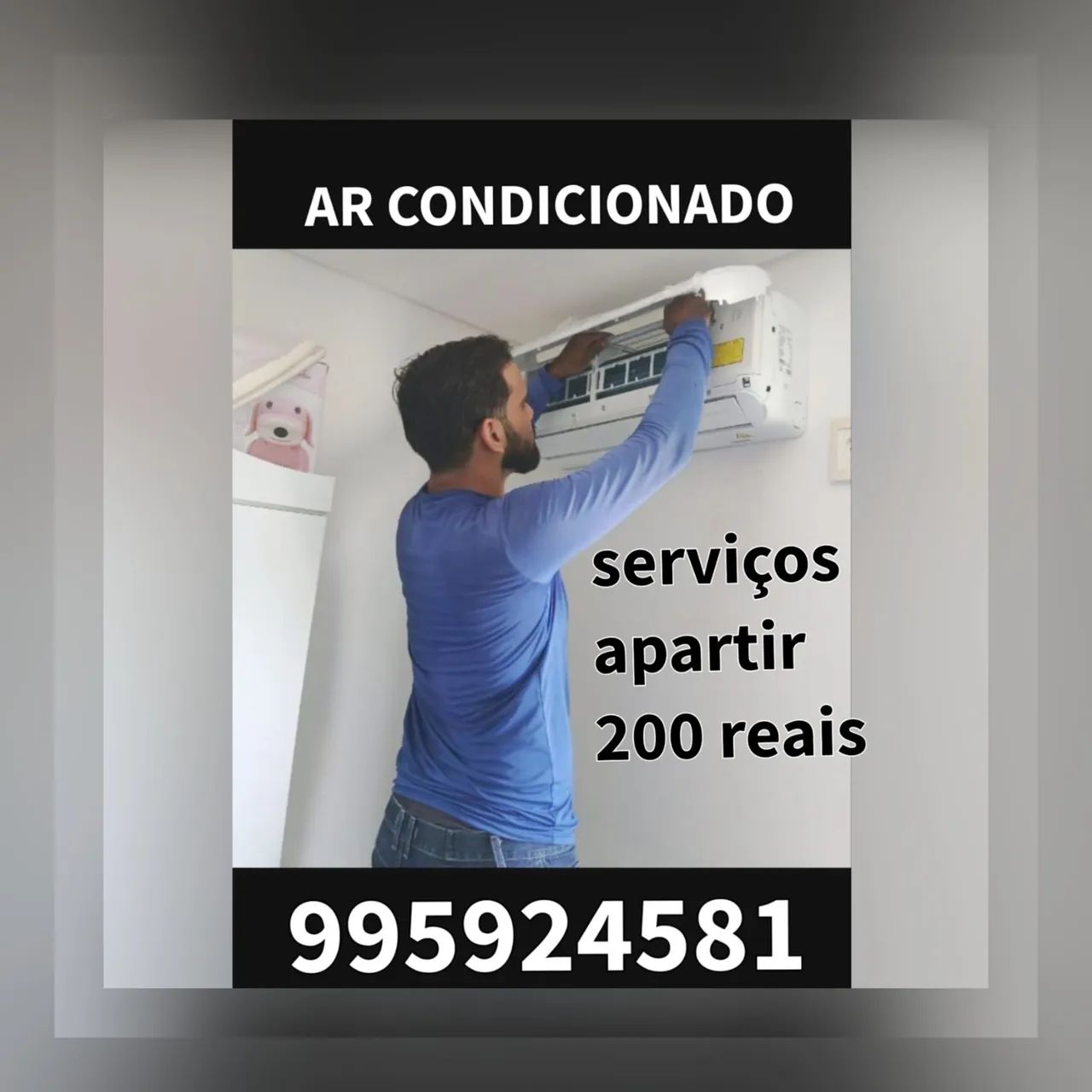 Instalação ar condicionado e serviços 