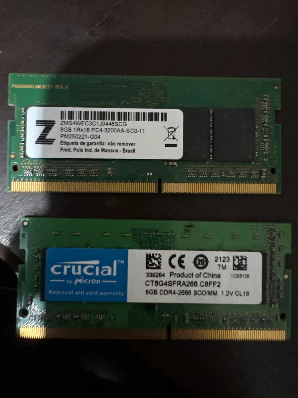 Memória ddr4 8gb notebook 3200 - Armazenamento - Capitais, Timbó