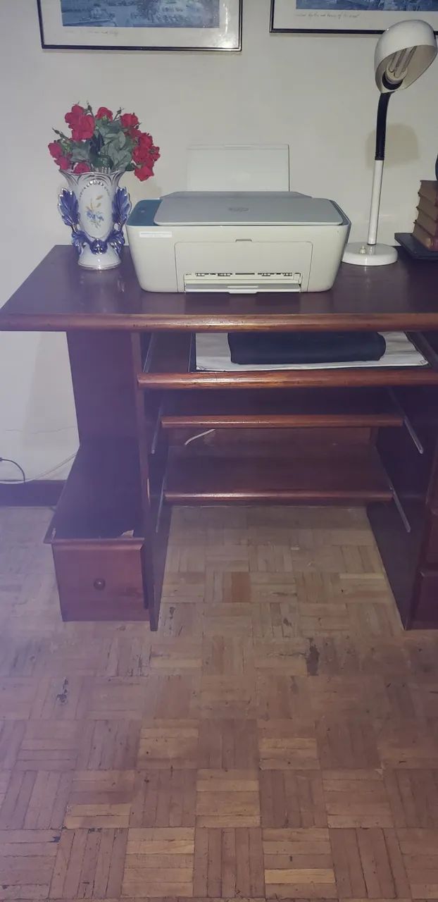 MESA DE ESCRITÓRIO MADEIRA MACIÇA  - Foto 4