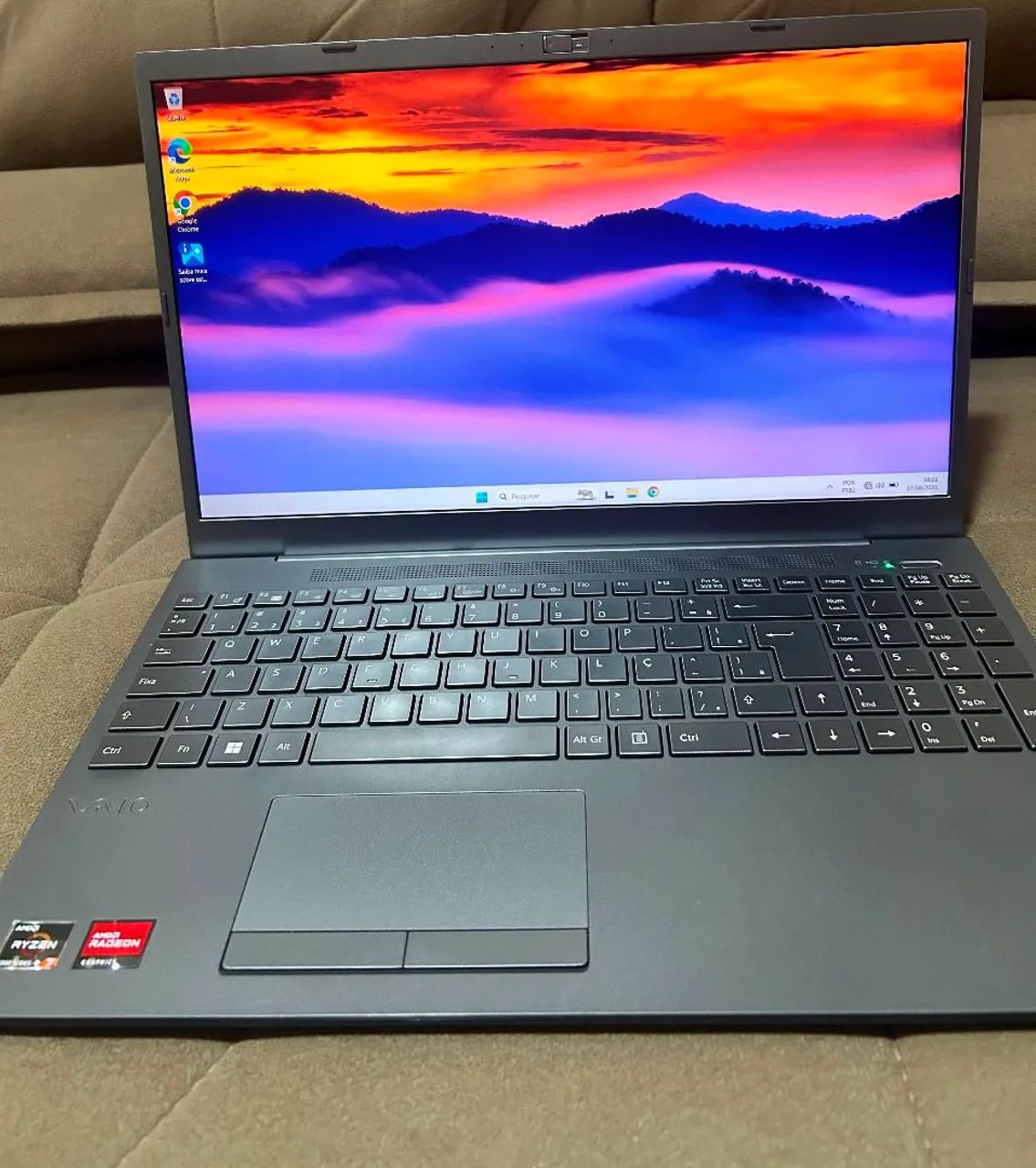 Notebook VAIO FE15 - Ryzen 7 5700U - Vendo ou troco 