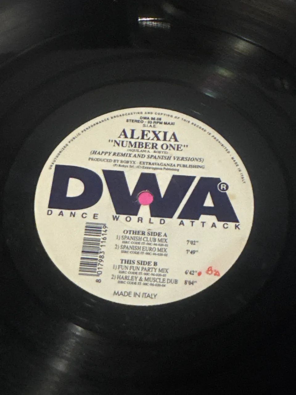 Number one happy remix and spanish versions Alexia - CDs, DVDs etc