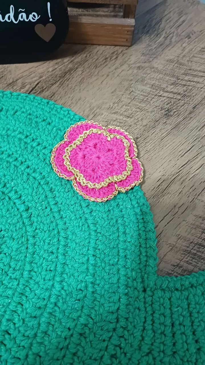 Jogo americano em crochê - Foto 4