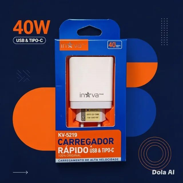 CARREGADOR RÁPIDO KV-5219 - Foto 5