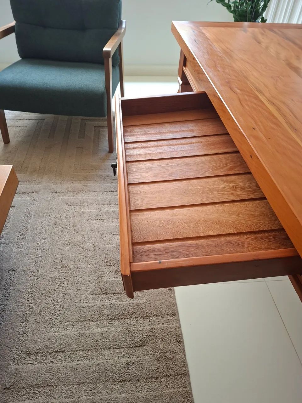 Mesa de jantar madeira maciça,Peroba Rosa - Foto 3