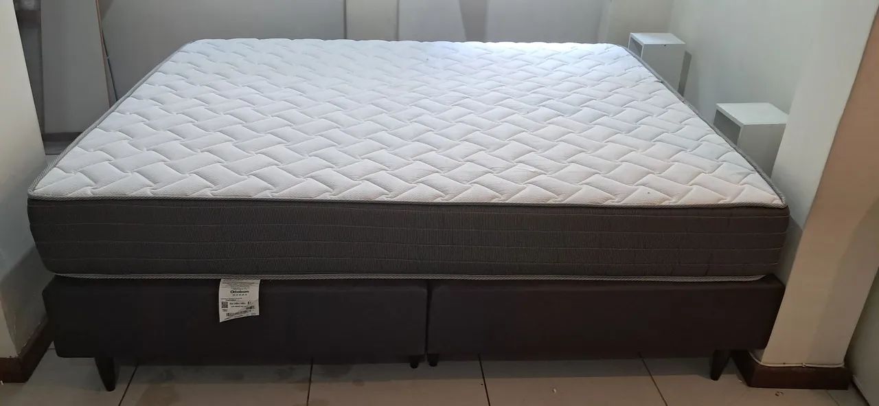 Cama box ortopédica de molas