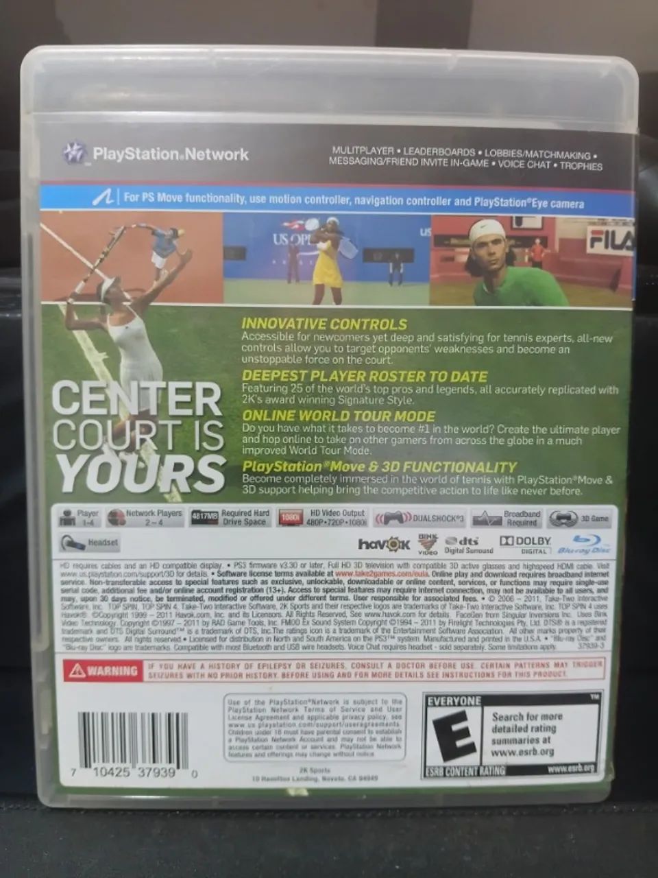 Topspin 4 - PS3 - Foto 3
