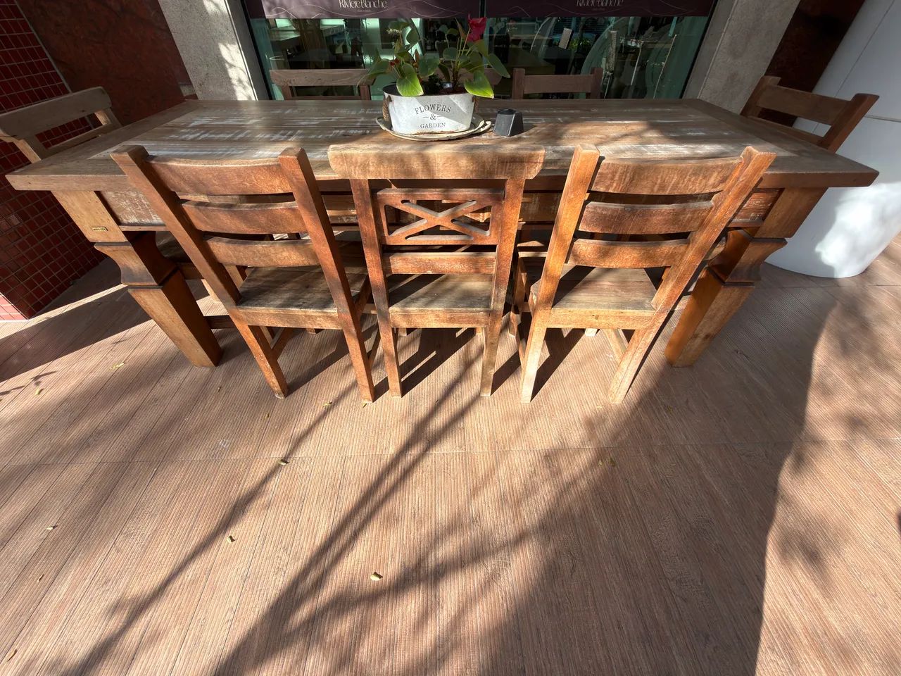 Mesa de Jantar Móveis do Bem 8 lugares - Foto 2