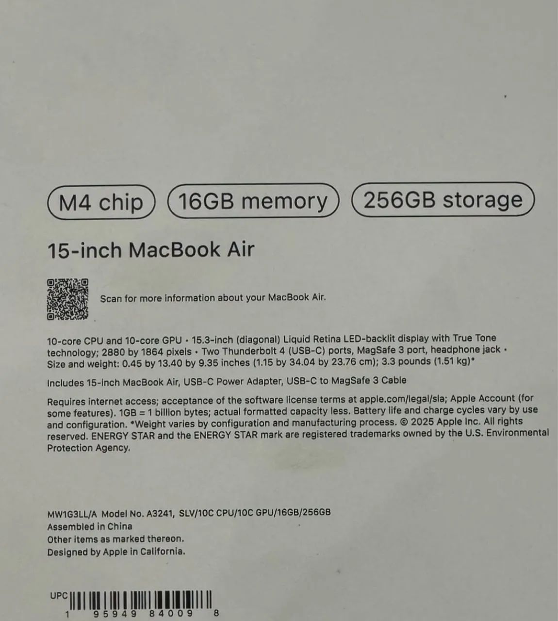 MacBook Air M4 15.2 2025 - Foto 2