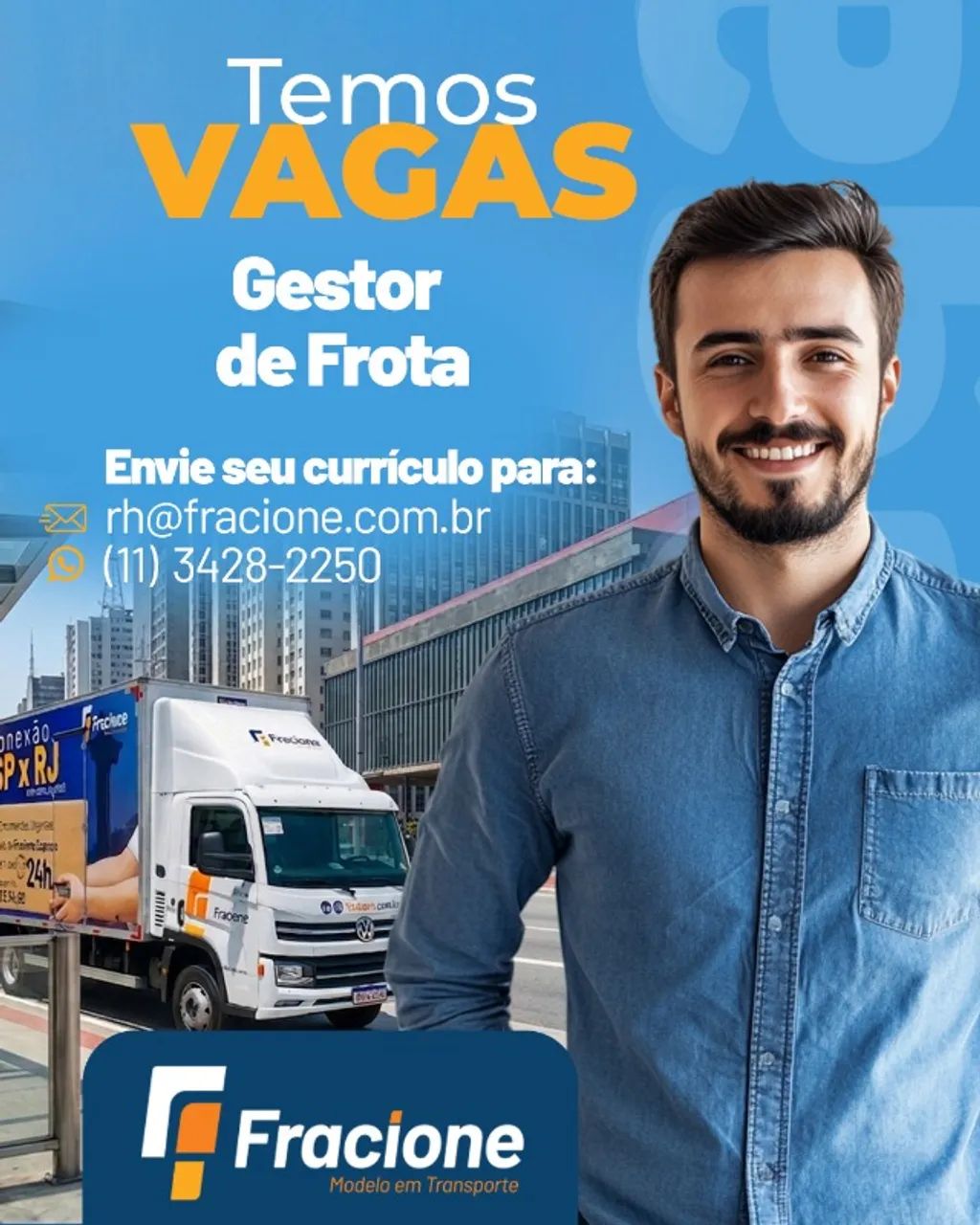 Estamos Contratando; Encarregado de Frota