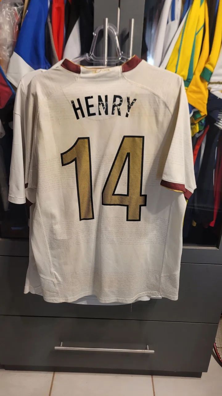 Camisa Arsenal 2007 Henry #14 - Foto 2