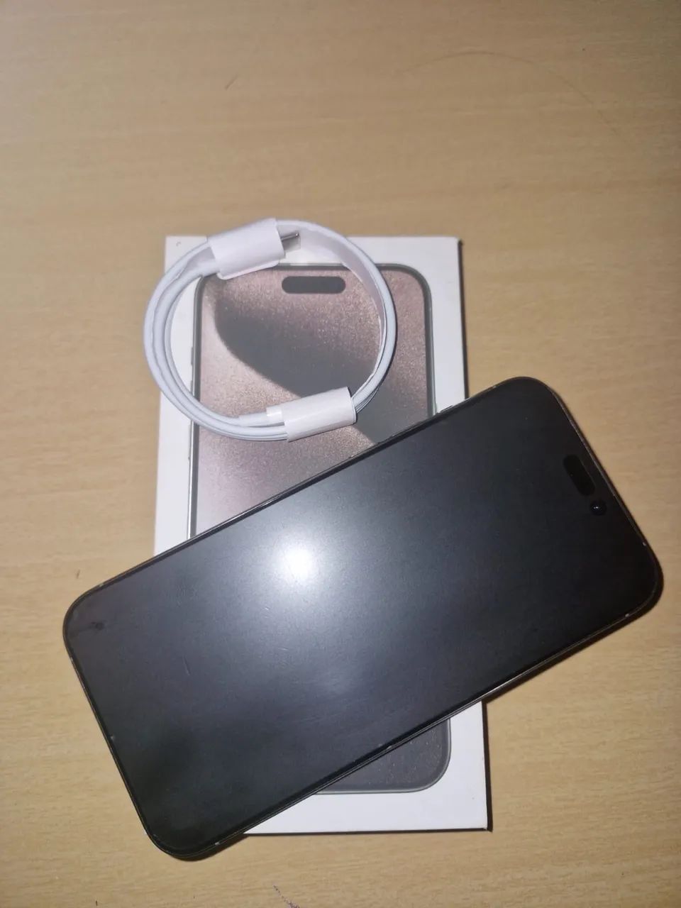 iPhone 15 Pro Max 256GB Titanium Natural - Impecável (Com Caixa e Cabo) - Foto 2