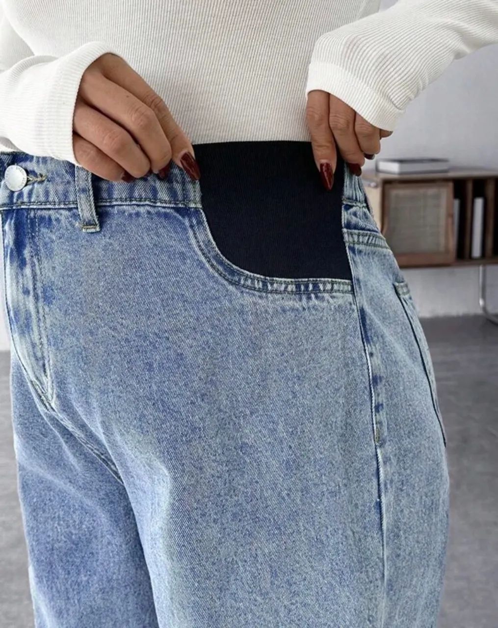 Calça gestante Wide Leg  - Foto 4