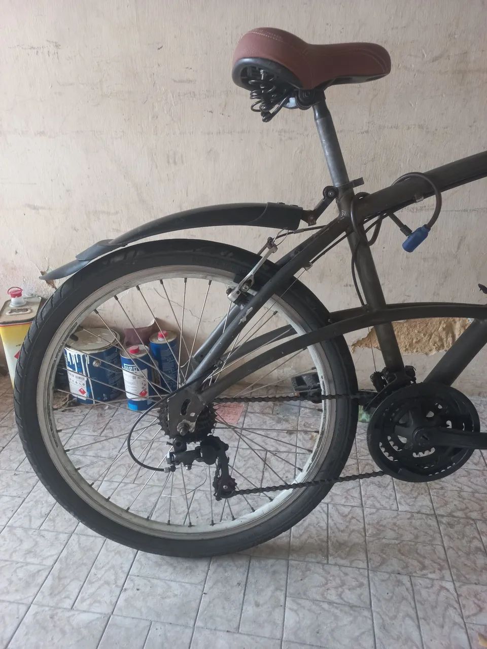 BICICLETA DE ALUMÍNIO COM MARCHA 