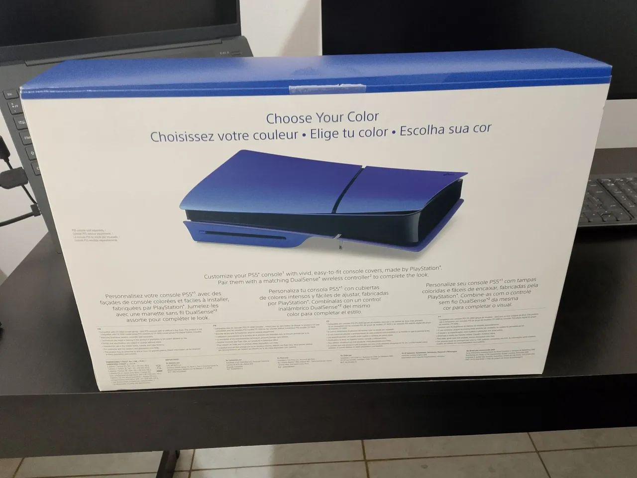 Tampas PS5 Slim Chroma Indigo - Foto 2