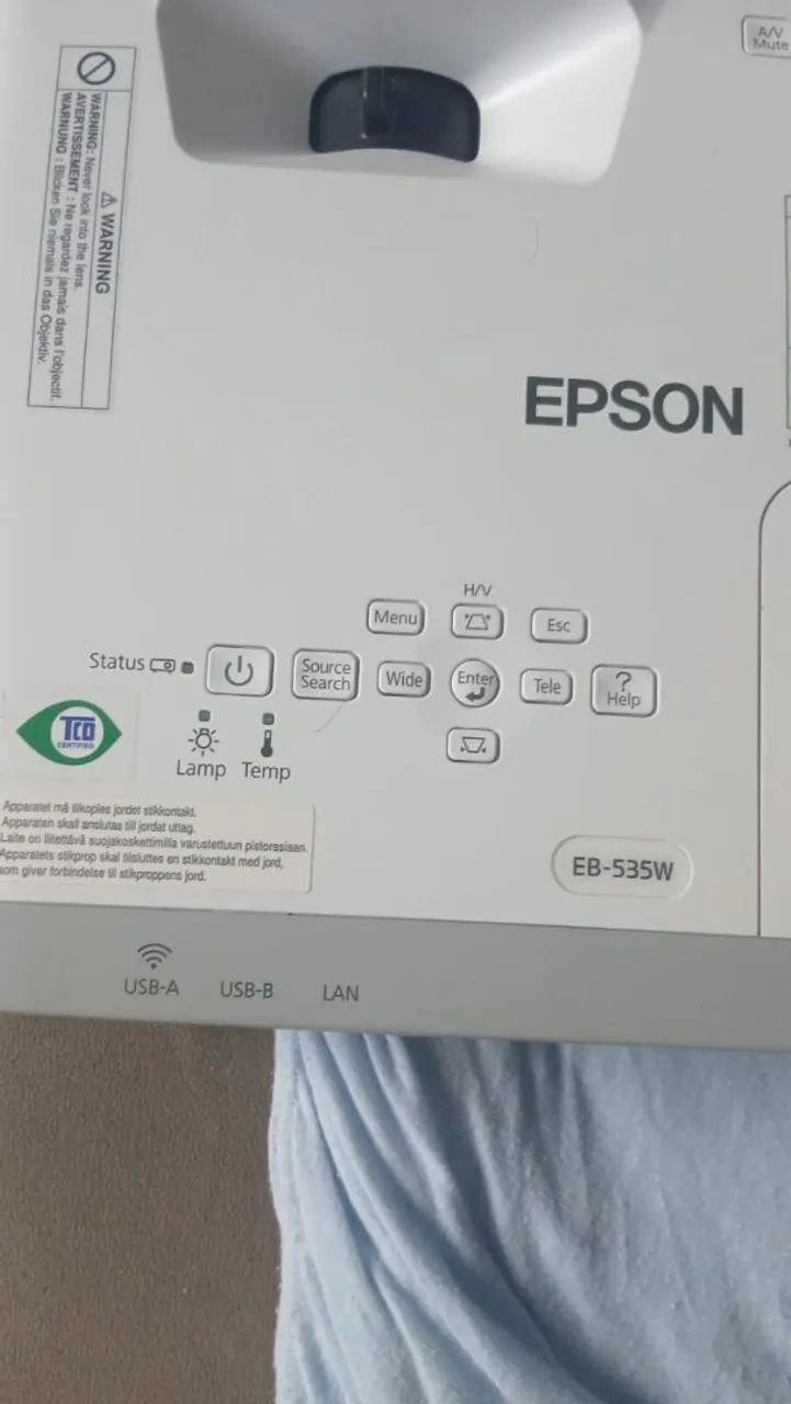 Projetor Epson EB-535W, retirado da caixa mas não foi usado - Foto 2