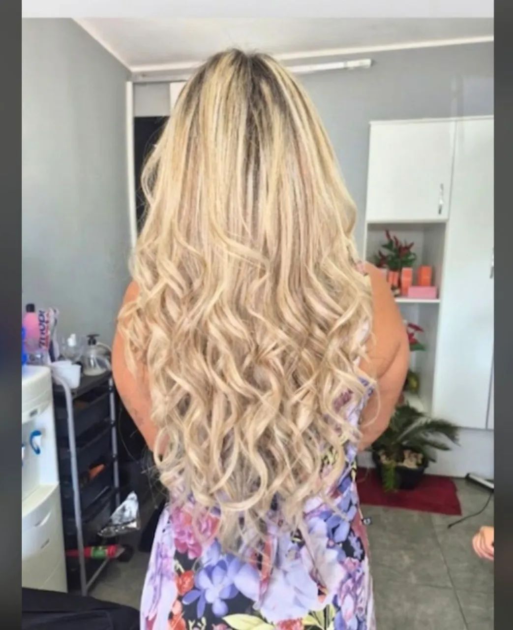 Cabelo 55 cm loiro 